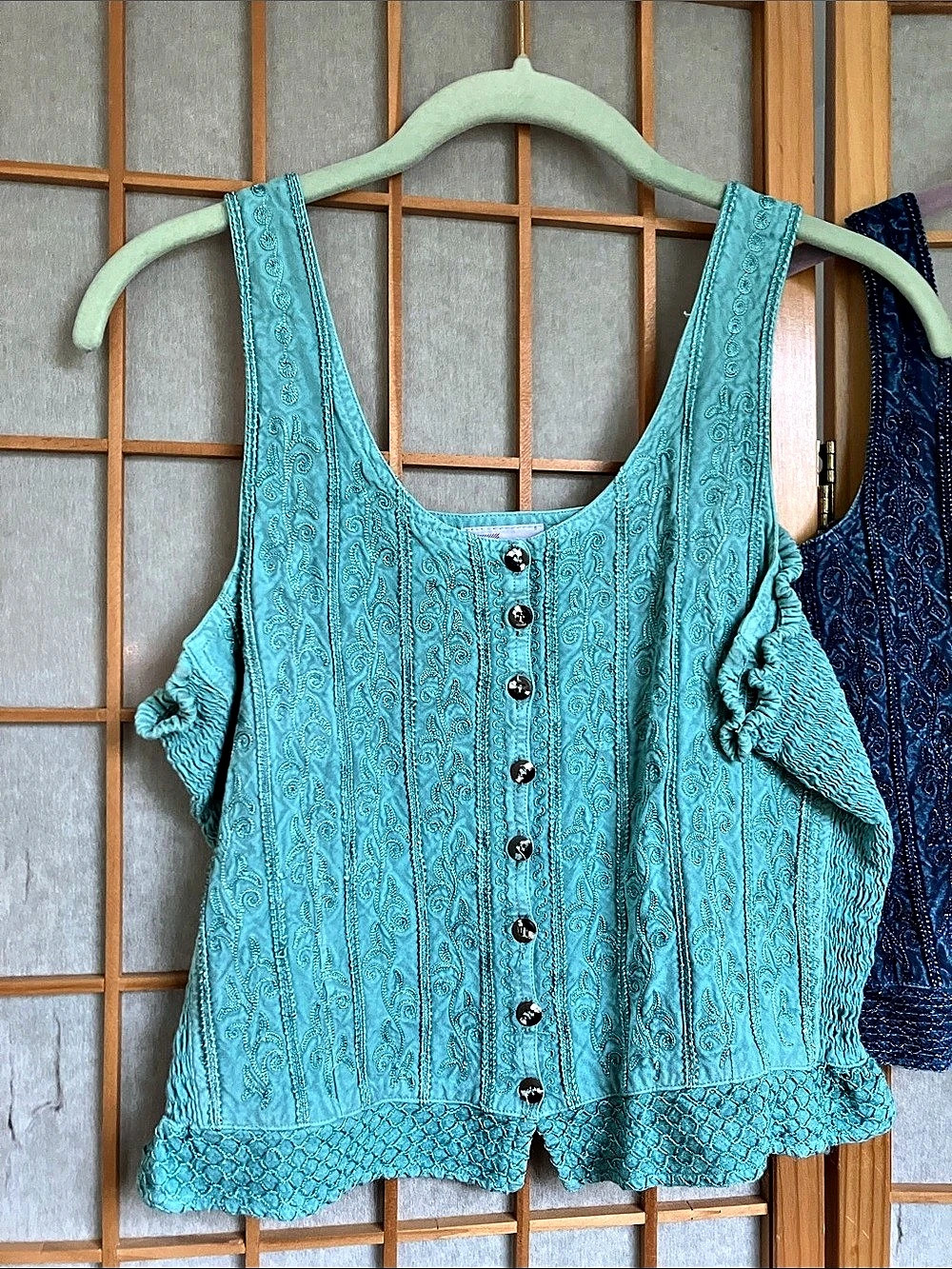 Lot of 3 Shoreline Rayon Crop Tops Made in India FREE SIZE- ONE SIZE